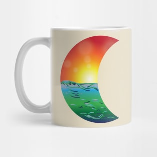 Half Moon Sunset Mug